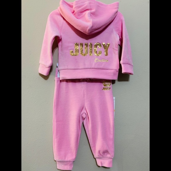 Baby Juicy Couture Velour Tracksuit 12M NWT $64 - Picture 1 of 8